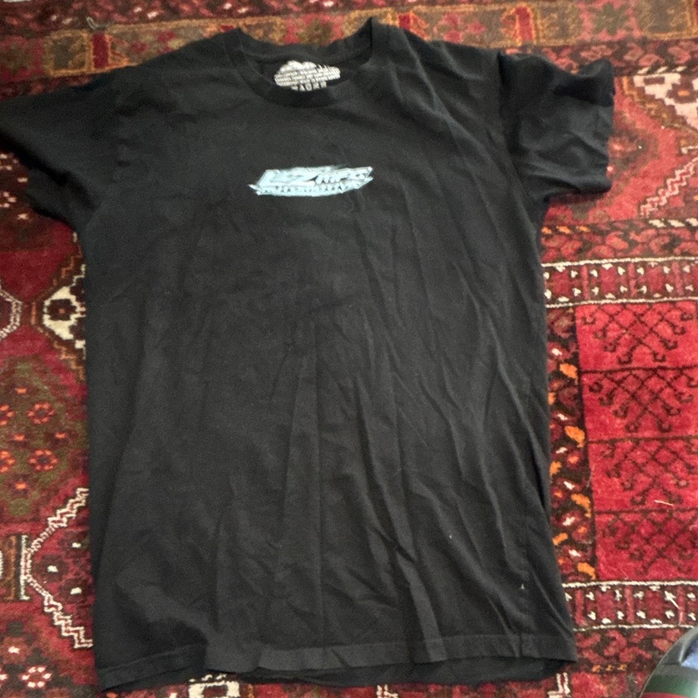 LZMFG Underground Black T-Shirt Mens Medium Nissan Skyline GTR Distressed As-Is